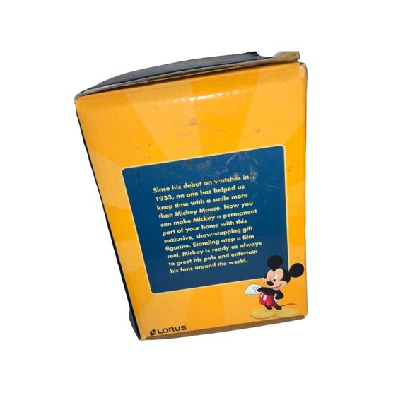 Disney Mickey Mouse Figurine 1999 Applause Resin Figure Standing on Film Reel - Picture 4 of 10